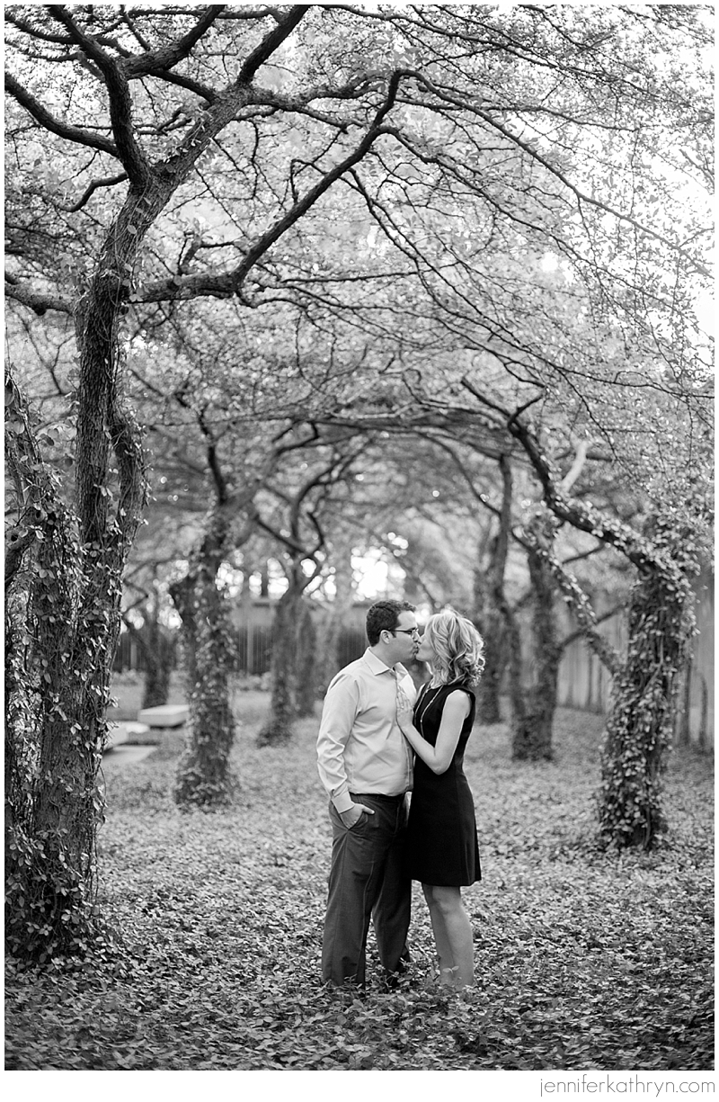 10-10-15 Meaghan + Chris Engagement Session Art Institute South Garden + Millennium Park Chicago, IL (C)2015 Jennifer Kathryn Photography for The Everygirl